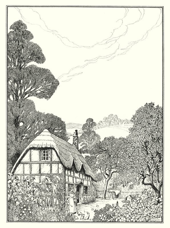 Juni (litho) door Horace J. Knowles