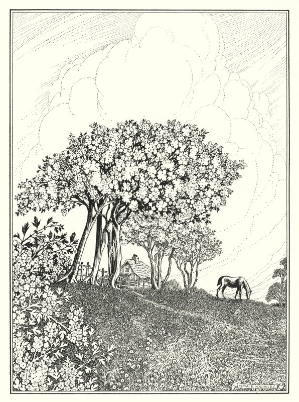 Mei (litho) door Horace J. Knowles