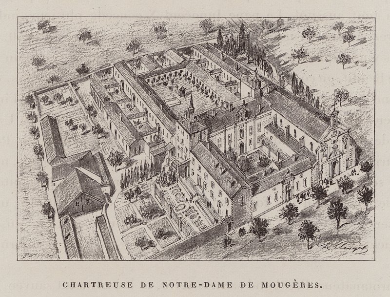 Chartreuse De Notre-Dame De Mougeres door Hubert Clerget