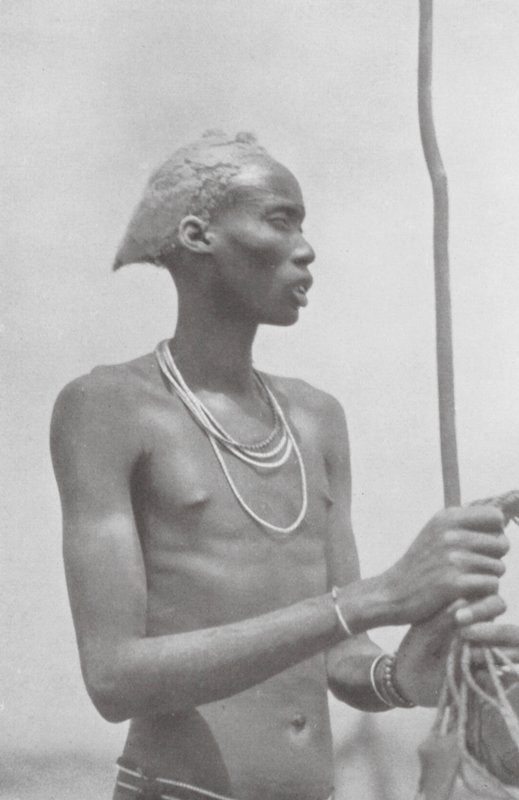 Dinka-neger door Hugo Adolf Bernatzik