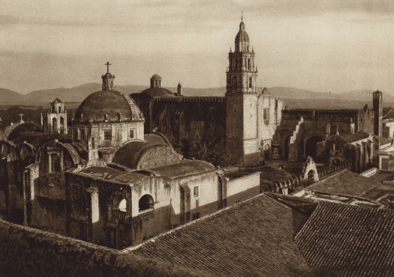 Mexico: Cuernavaca (zwart-wit foto) door Hugo Brehme