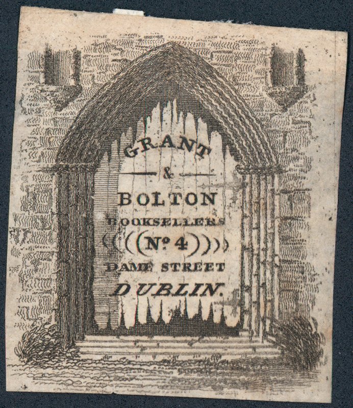 Handelskaart, Grant & Bolton door Irish School
