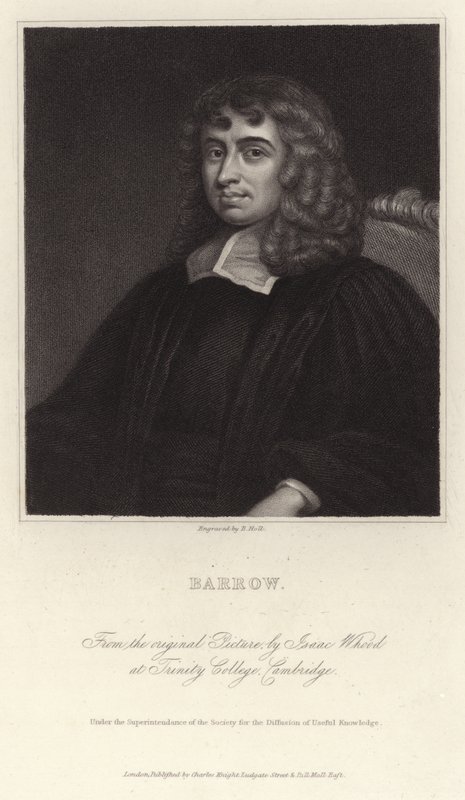 Portret van Isaac Barrow door Isaac Whood