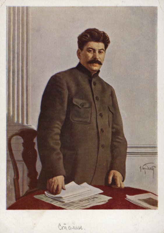 Joseph Stalin, Sovjet Bolsjewistische leider door Isaak Israilevich Brodsky