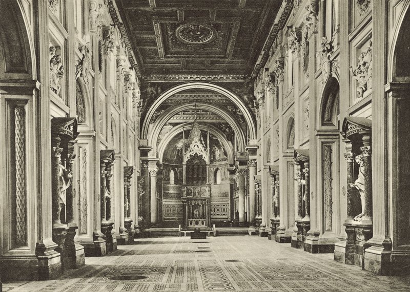 Basiliek van Sint-Jan van Lateranen, Binnenkant door Italian Photographer