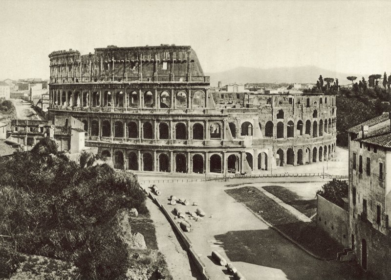 Flavisch Amfitheater of Colosseum door Italian Photographer