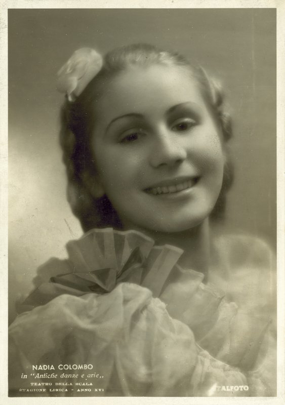 Nadia Colombo, Italiaanse ballerina door Italian Photographer