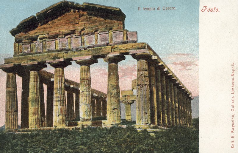 Pesto, Italië, Il Tempio Di Cerere door Italian Photographer