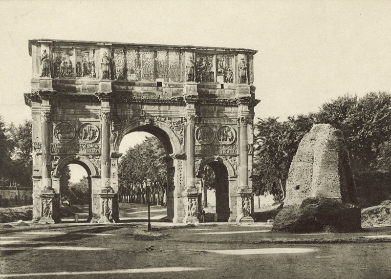 Forum Romanum, Boog van Constantijn door Italian Photographer