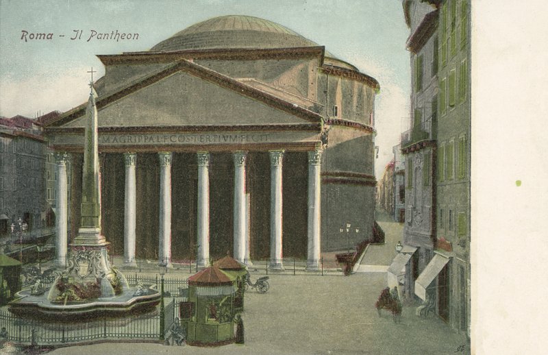 Rome, Italië, Het Pantheon door Italian Photographer