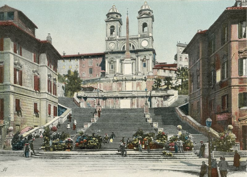 Rome, de Spaanse Trappen door Italian Photographer