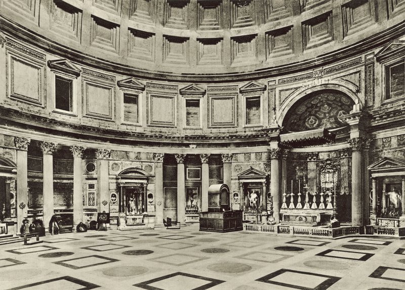 Het Pantheon, Binnenkant door Italian Photographer