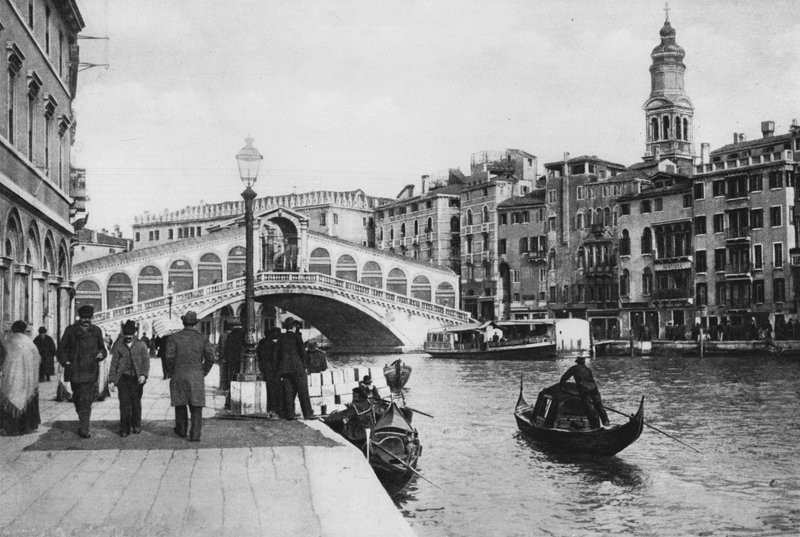 Venetië, Rialtobrug door Italian Photographer