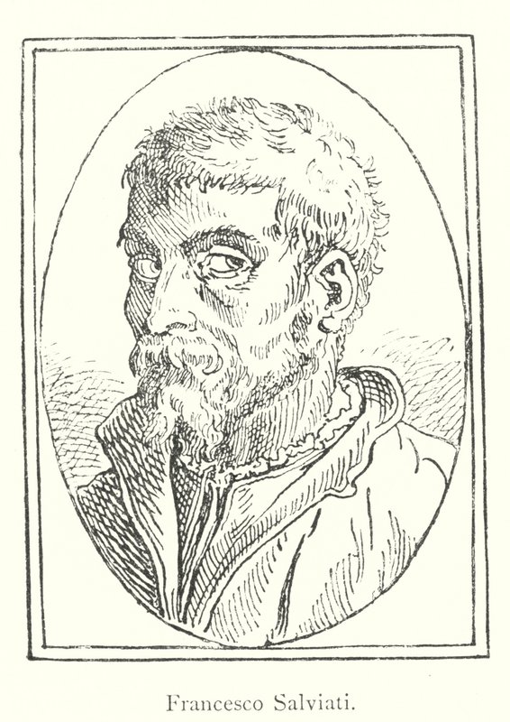 Francesco Salviati (gravure) door Italian School