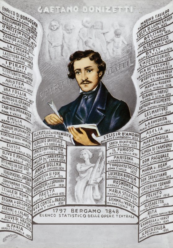 Gaetano Donizetti, Italiaanse componist (1797-1848) door Italian School