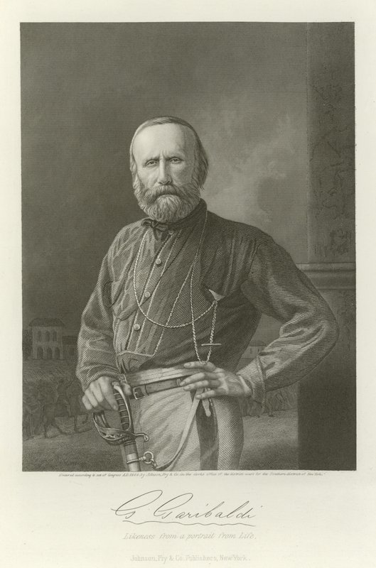 Guiseppe Garibaldi door Italian School