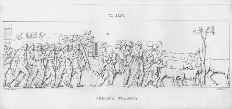 La Colonna Trajana, Trajanus