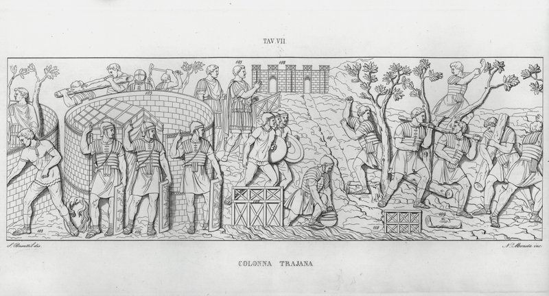 La Colonna Trajana, Trajanus