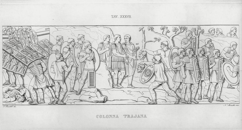 La Colonna Trajana, Trajanus