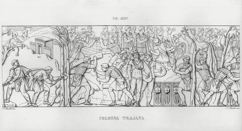 La Colonna Trajana, Trajanus