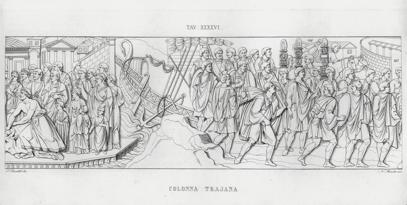 La Colonna Trajana, Trajanus