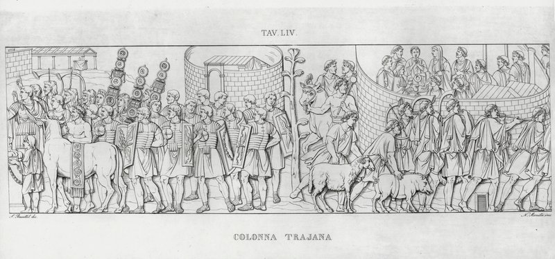 La Colonna Trajana, Trajanus