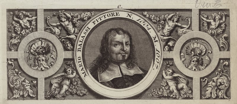 Portret van Mario Balassi door Italian School
