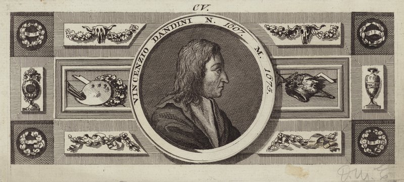 Portret van Vincenzo Dandini door Italian School