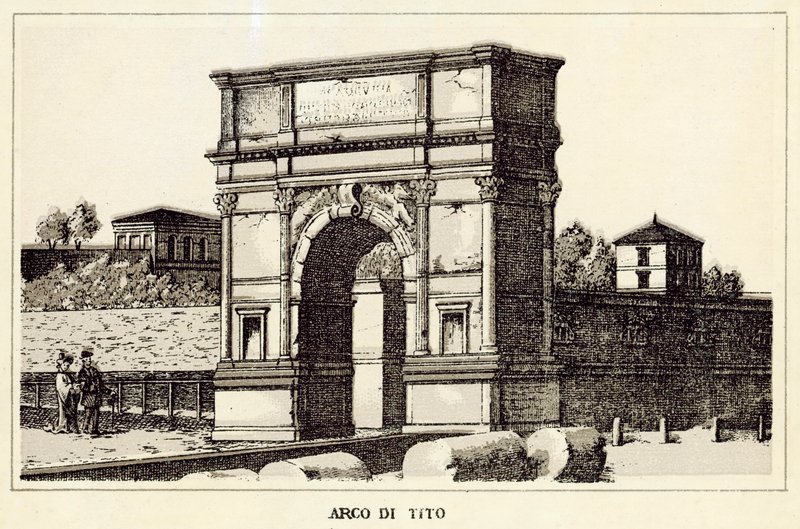 Rome: Arco Di Tito door Italian School