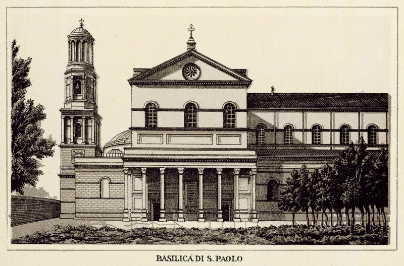 Rome: Basiliek van S. Paolo door Italian School