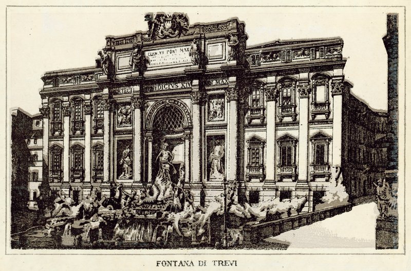 Rome: Trevifontein door Italian School