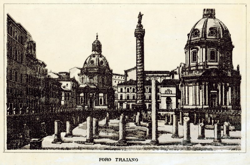 Rome: Foro Trajano door Italian School
