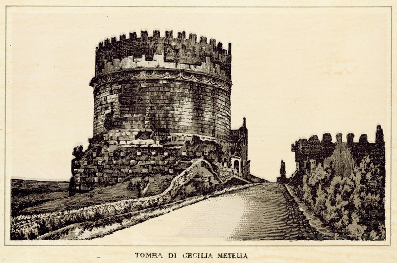 Rome: Tomba Di Cecilia Metella door Italian School
