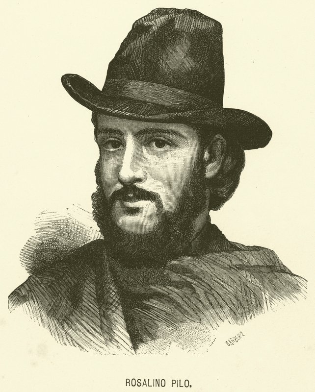 Rosalino Pilo (gravure) door Italian School