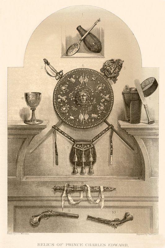 Relieken van Prins Charles Edward door J.L. Williams