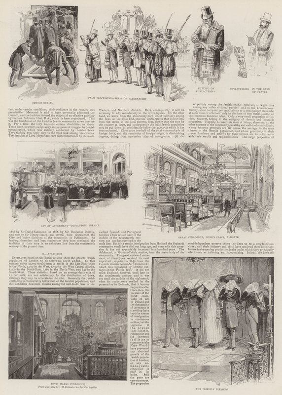 De Joden in Londen door J.M. Belisario