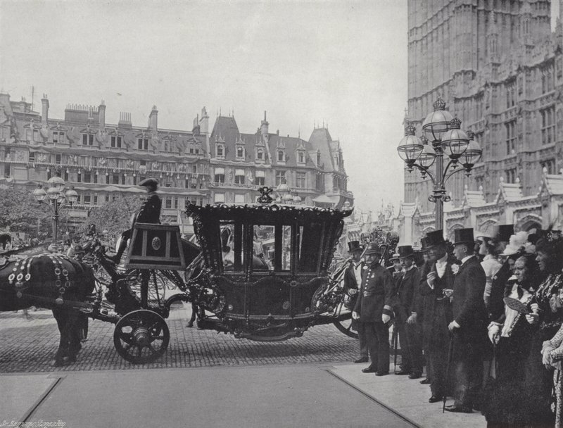 De Staatskoets van de Spreker door J. Benjamin Stone