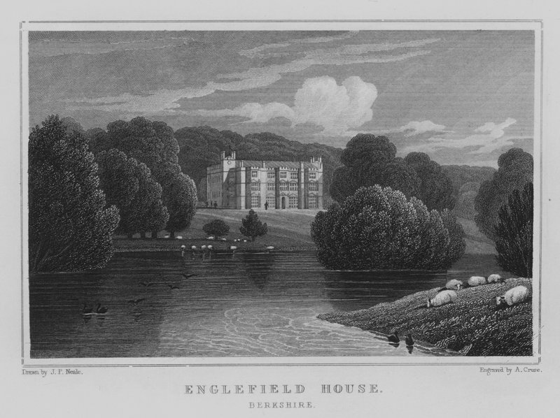 Englefield House, Berkshire door John Preston Neale