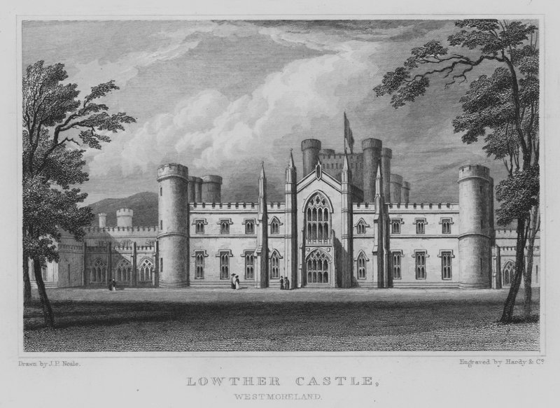 Lowther Castle, Westmoreland door John Preston Neale