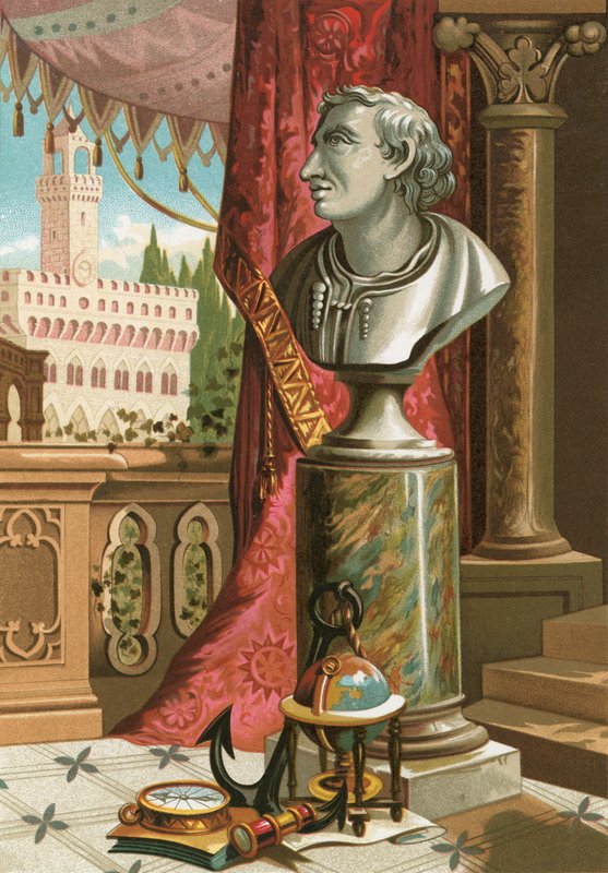 Amerigo Vespucci door J. Ventura
