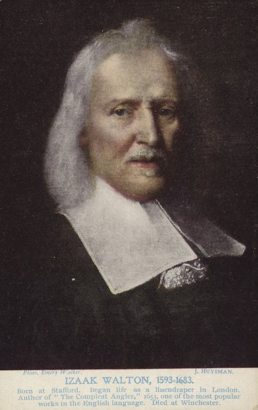 Izaak Walton (1593-1683), Engelse schrijver door Jacob Huysmans