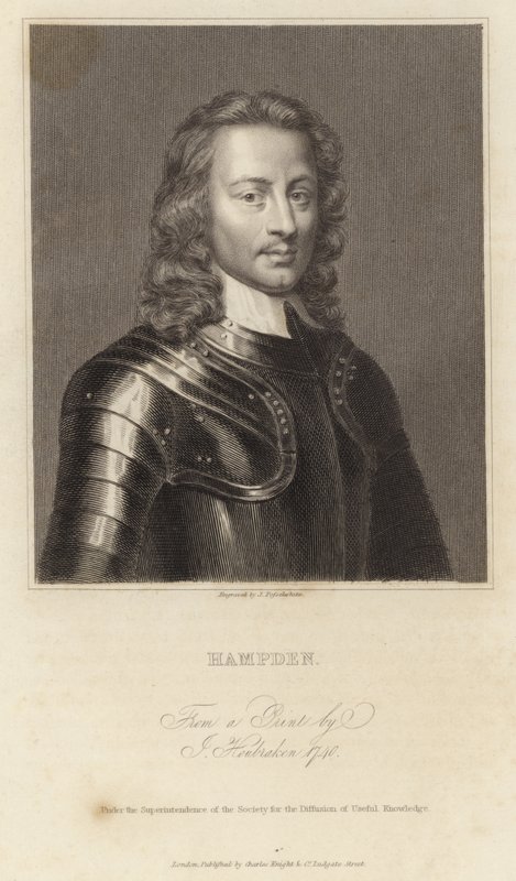 John Hampden door Jacobus Houbraken