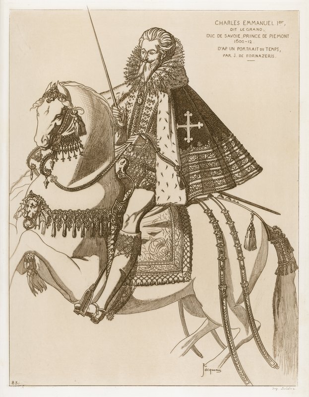 Karel Emanuel I door Jacques de Fornazeris