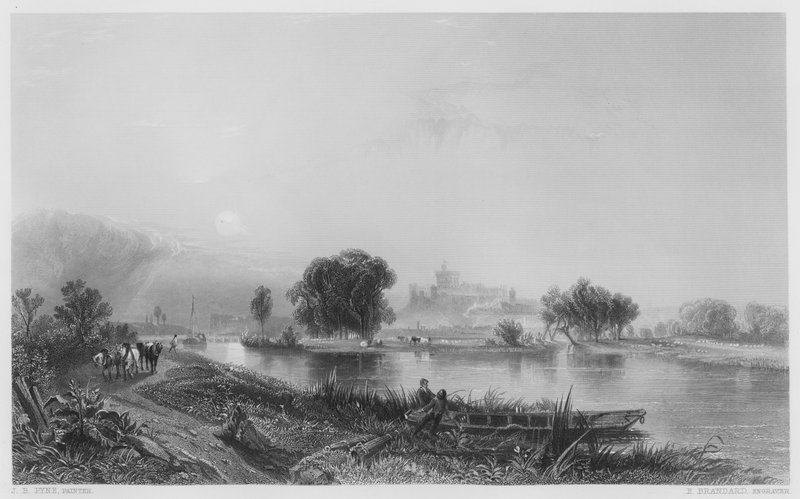 Windsor Castle (gravure) door James Baker (after) Pyne