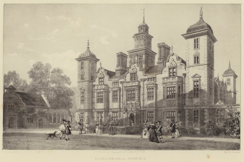 Blickling Hall, Norfolk door James Duffield Harding