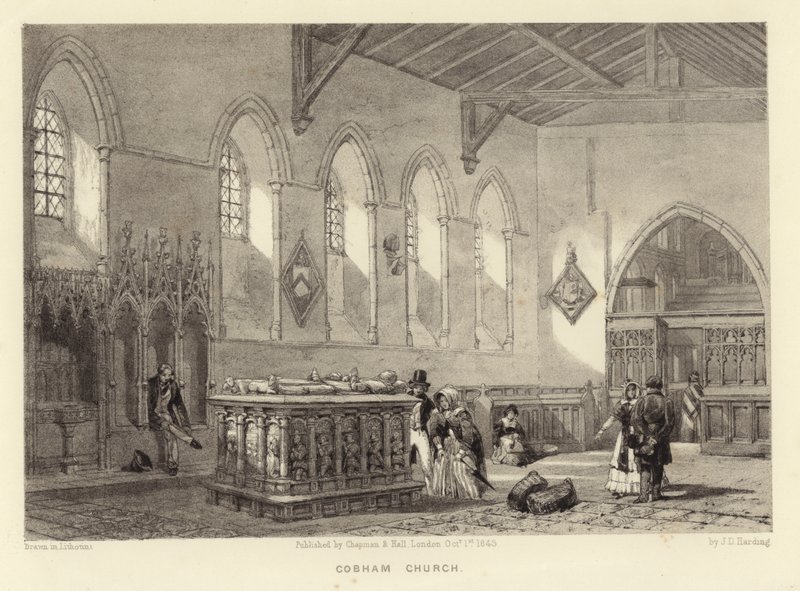 Cobham Kerk door James Duffield Harding