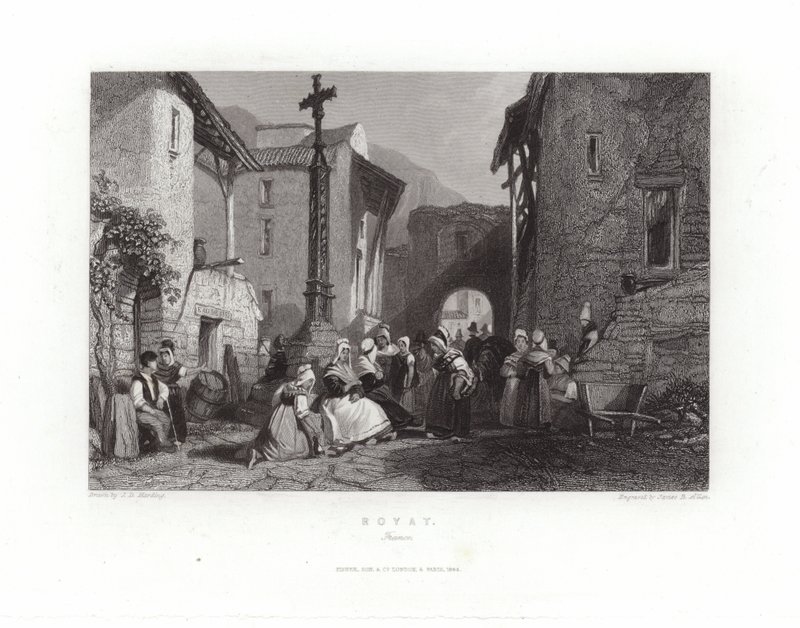 Royat door James Duffield Harding