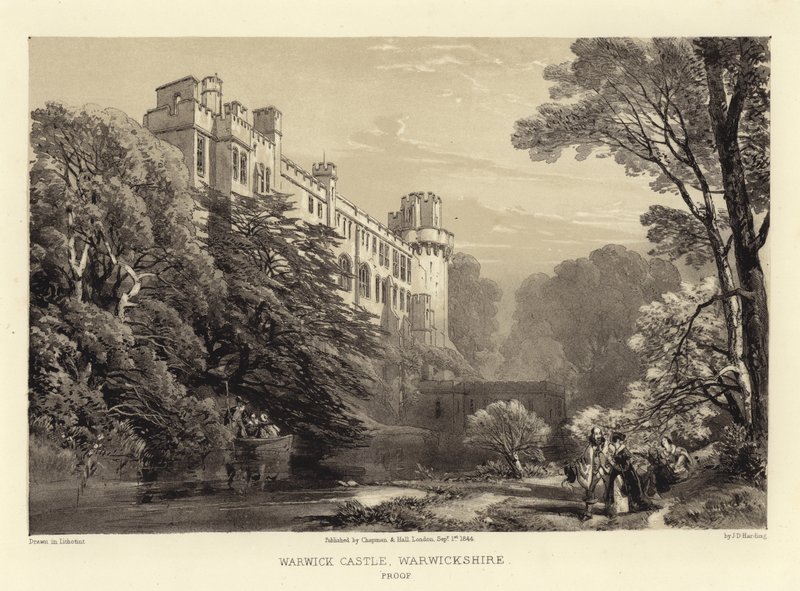 Warwick Castle door James Duffield Harding