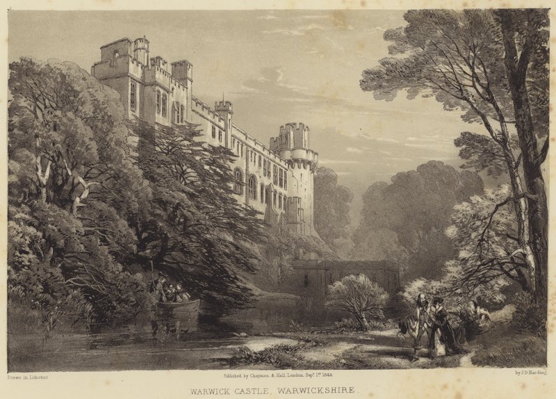 Warwick Castle, Warwickshire door James Duffield Harding