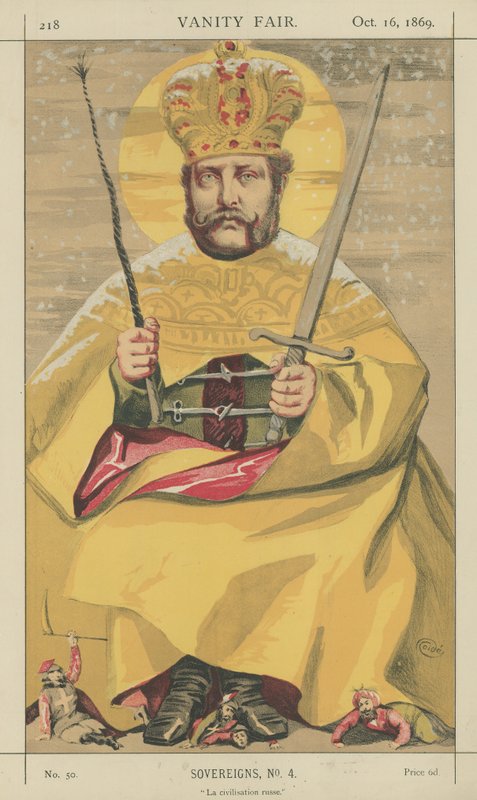 Alexander II van Rusland door James Jacques Joseph Tissot